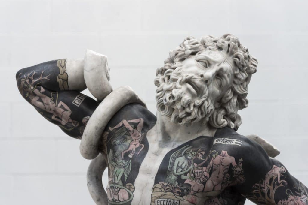 古典雕像,維納斯, Fabio Viale,刺青,高美館,藝術,城市美學新態度