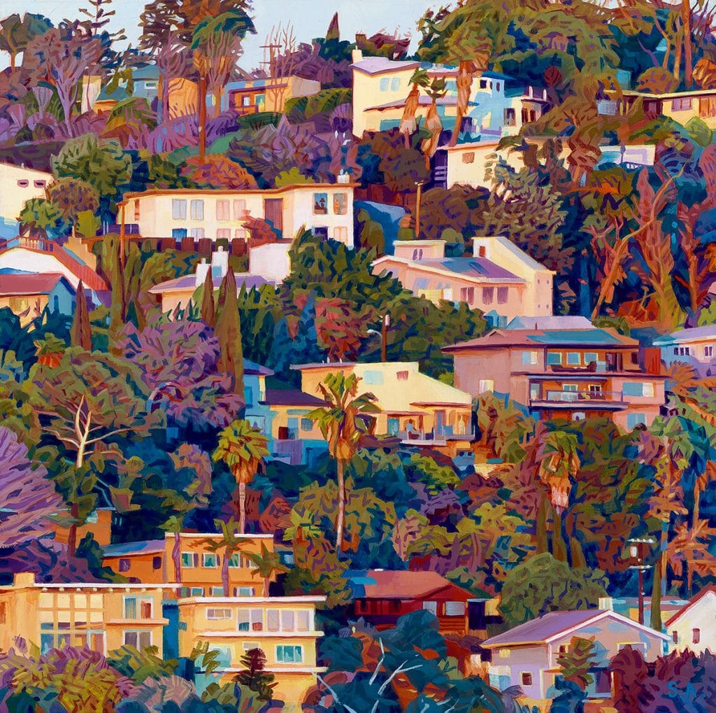 油畫家Seth Armstrong,寫實主義繪畫,建築繪畫,建築插圖,油畫光影技巧,舊金山加州藝術學院,California College of the Arts